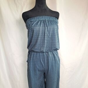 NWT Exist Strapless Jumpsuit With Pockets Women's Size M